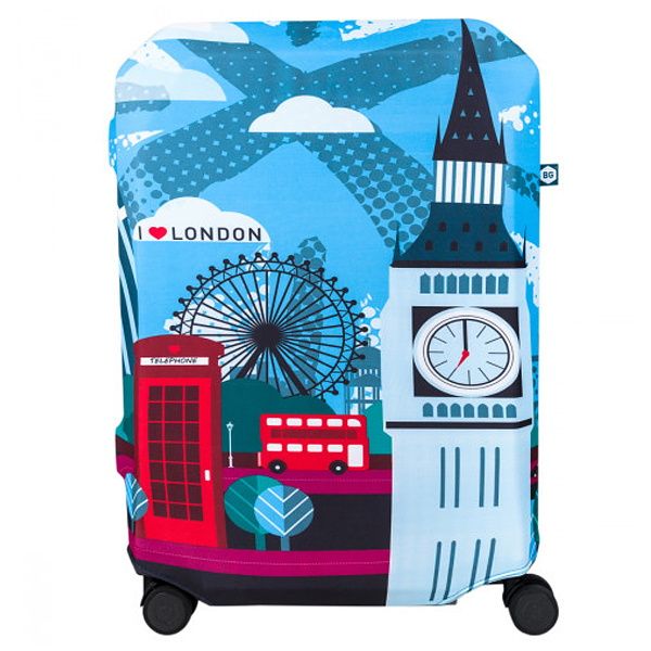 Чехол для чемодана BG Berlin Hug Cover London S Bg002-02-133-S