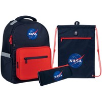 Фото Школьный набор Kite NASA Рюкзак + Пенал + Сумка для обуви SET_NS22-770M