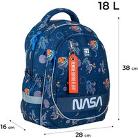 Рюкзак школьный Kite Education NASA 18 л синий NS24-700M