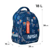 Школьный набор Kite NASA Рюкзак + Пенал + Сумка для обуви SET_NS24-700M