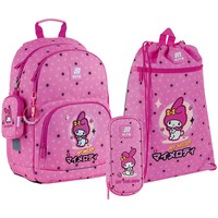 Фото Школьный набор Kite Education My Melody Рюкзак + Пенал + Сумка для обуви SET_HK25-585M-2