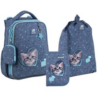 Фото Школьный набор Kite Education Studio Pets Рюкзак + Пенал + Сумка для обуви SET_SP25-531M