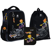 Фото Школьный набор Kite Hot Wheels Skate Рюкзак + Пенал + Сумка для обуви SET_HW25-531M