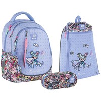 Фото Школьный набор Kite Tokidoki Рюкзак + Пенал + Сумка для обуви SET_TK25-700M
