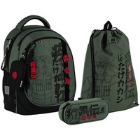 Фото Школьный набор Kite Naruto Shippuden Рюкзак + Пенал + Сумка для обуви SET_NR25-700M