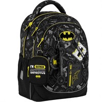 Фото Школьный набор Kite DC Batman Рюкзак + Пенал + Сумка для обуви SET_DC25-700M