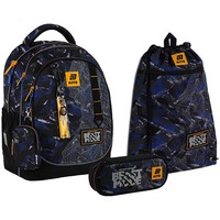Фото Школьный набор Kite Beast Mode Рюкзак + Пенал + Сумка для обуви SET_K25-700M-4