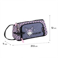 Пенал без наполнения Kite Kuromi HK25-2700