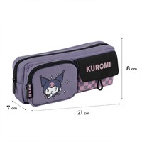 Фото Пенал без наполнения Kite Kuromi HK25-2701-1