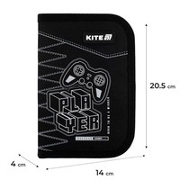 Пенал с наполнением Kite Player K25-622H-6